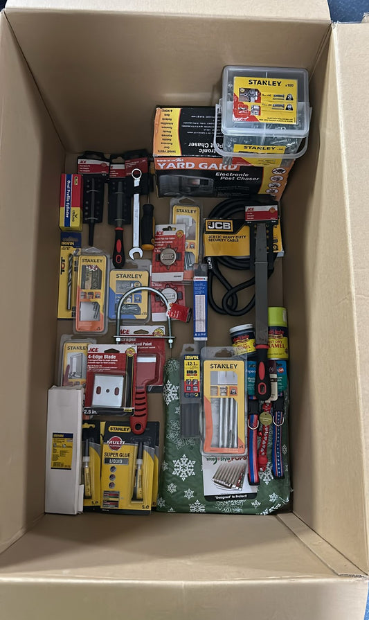 SELECTION OF HOUSEHOLD SHOWROOM ITEMS - ALL IN RETAIL PACKAGING