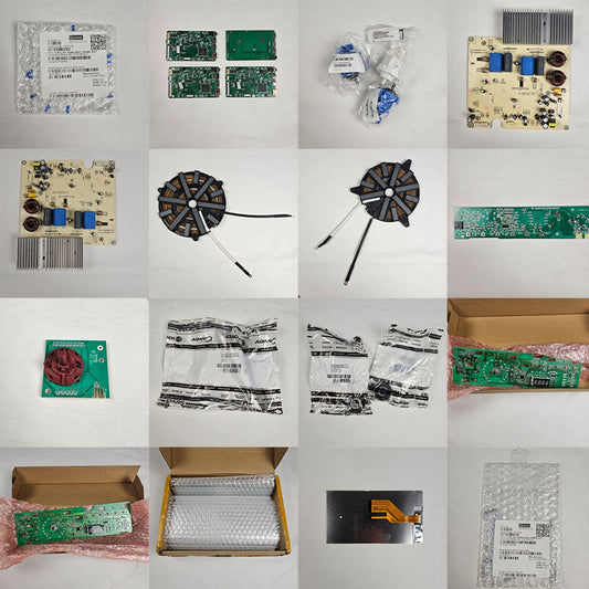 QUANTITY BRAND NEW ELECTRONIC PARTS BOARDS PCB DISPLAYS INDUCTORS CANDY RRP £792