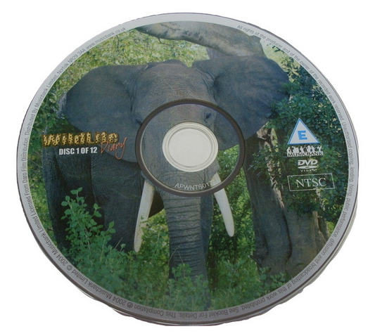 500 X WILDLIFE ELEPHANT DIARY DISC 1 OF 12
