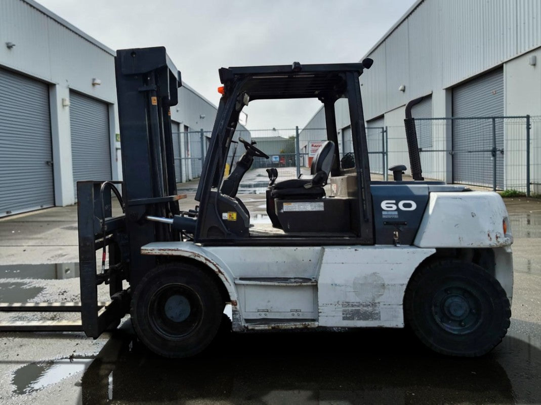 2012 DOOSAN D60S-5 DIESEL FORKLIFT 6T 3500MM LIFT SIDE SHIFT FORK POSITIONER