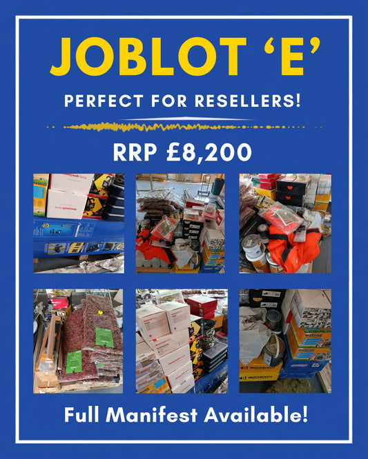 BULK JOBLOT ‘E’ PERFECT FOR RESELLERS RRP £8,200