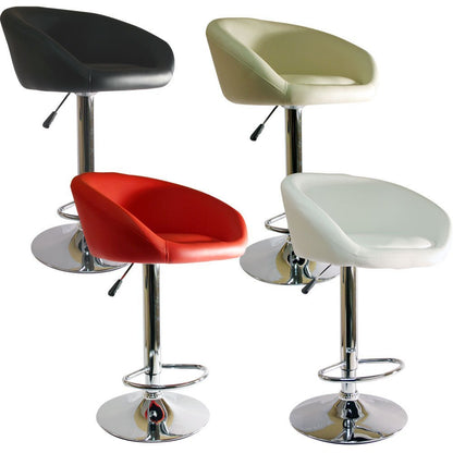 10 X BARSTOOLS FAUX LEATHER PLASTIC METAL BASE BREAKFAST KITCHEN STOOLS RRP £300