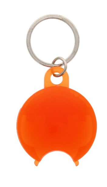 500 X COIN HOLDER ORANGE KEYCHAIN