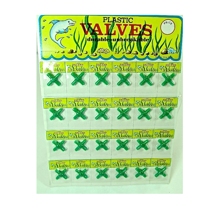 24 X FISH TANK PLASTIC VALVES UNBREAKABLE-3WAY