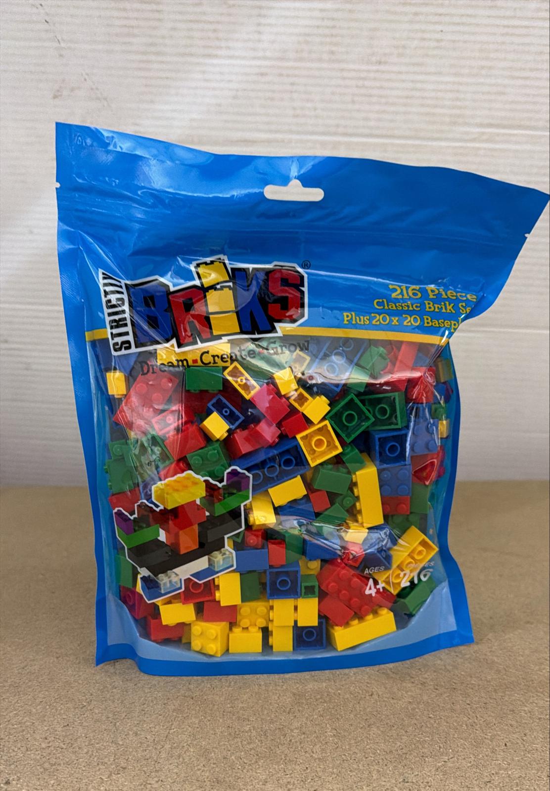 STRICTLY BRIKS CLASSIC LEGO 216-PIECE BUILDING BLOCK SETS - NEW SEALED
