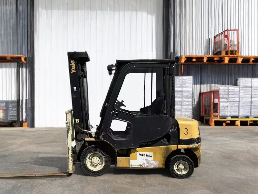 2019 YALE GDP25MXV2420 DIESEL FORKLIFT – 2500KG CAPACITY – 13,686 HOURS