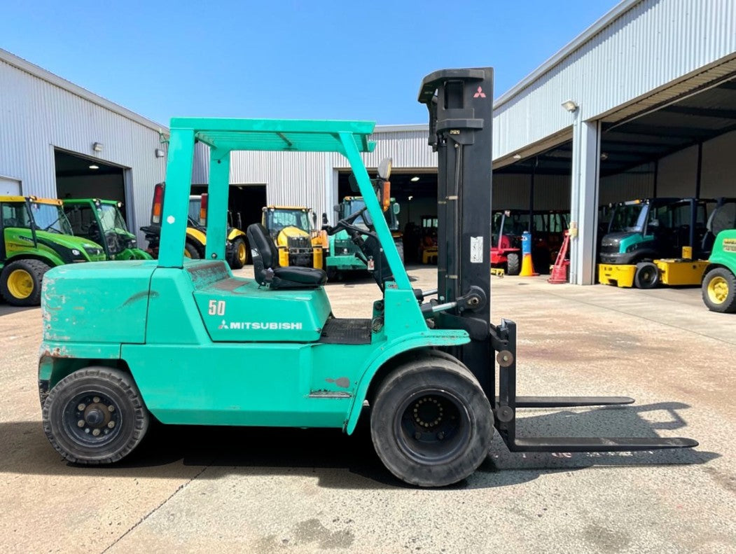 2006 MITSUBISHI FD50K2 5-TON DIESEL FORKLIFT >>--NO VAT ON HAMMER--<<