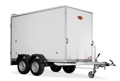 1 X NEW BOCKMANN BOX/VAN TRAILER - 3X1.5X1.8MTR 2.7T TWIN REAR DOORS
