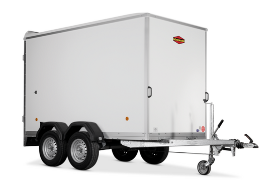 1 X NEW BOCKMANN BOX/VAN TRAILER - 3X1.5X1.8MTR 2.7T TWIN REAR DOORS