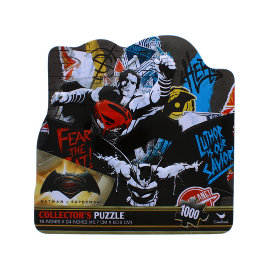 14 X BATMAN/SUPERMAN PUZZLE TIN 1000PC
