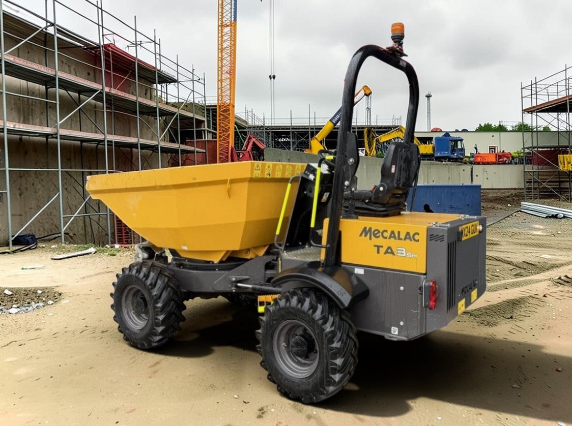 2024 MECALAC TA3SH 3 TON SWIVEL TIP DUMPER