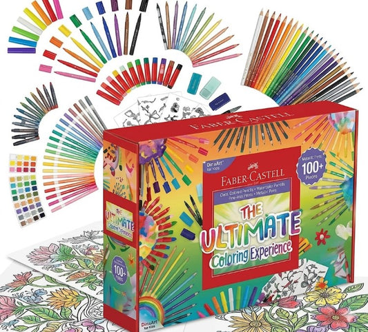 12 X NEW FABER CASTELL ULTIMATE CREATIVITY BOX A3 80PCS