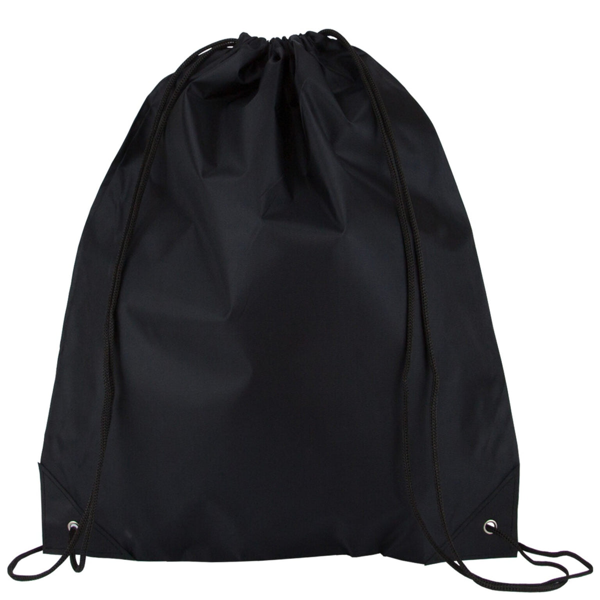 FULL PALLET 8,000 BLACK 210D POLYESTER DRAWSTRING BAGS