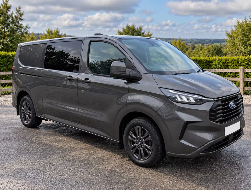 **(ONLY 7K MILEAGE)** 2025 FORD TRANSIT CUSTOM LIMITED L2 CREWVAN 6 SEAT AUTOMATIC 136PS