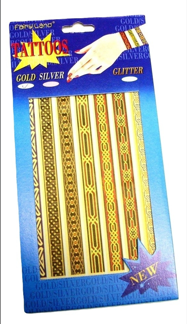 192 X TEMPORARY FASHION TATTOOS-ASSTD DESIGNS