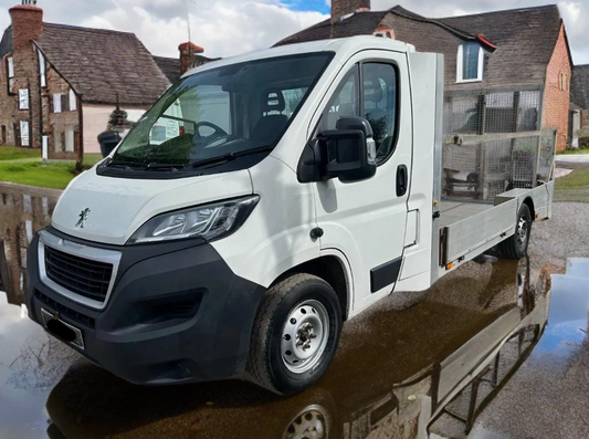 2021 PEUGEOT BOXER 335 140 HDI L2H1 ALLOY DROPSIDE PLANT TRUCK