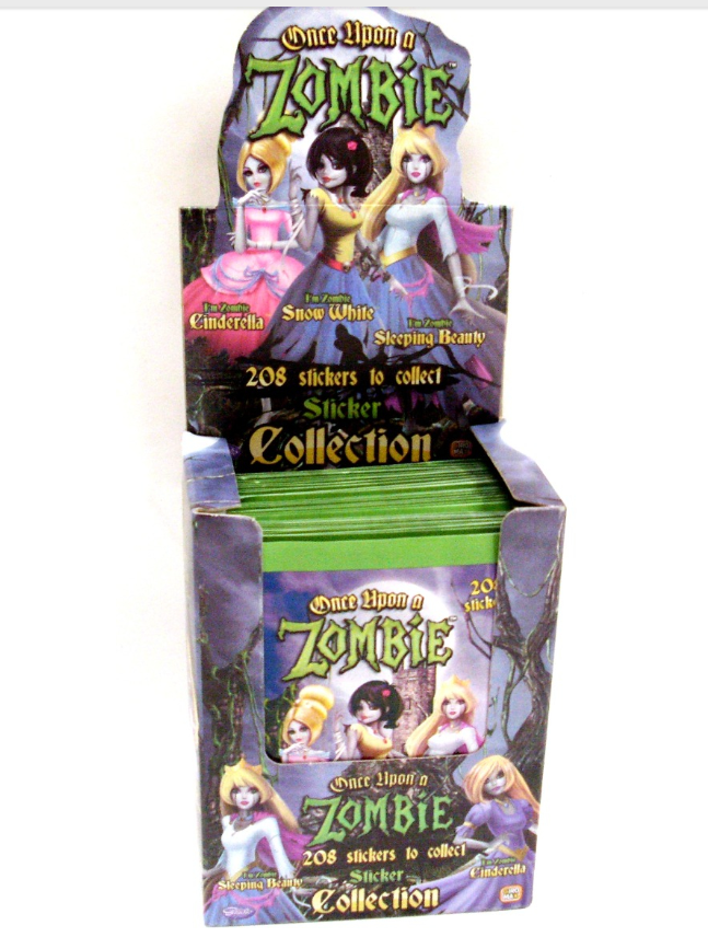 48 X 50PK ZOMBIE STICKERS DISPLAY BOX