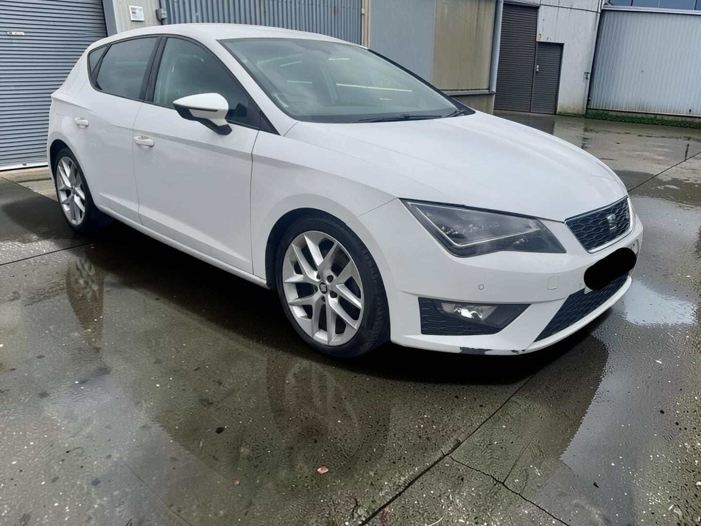 2013 SEAT LEON FR TECHNOLOGY TDI 2.0 DIESEL MANUAL HATCHBACK IN WHITE >>--NO VAT ON HAMMER--<<