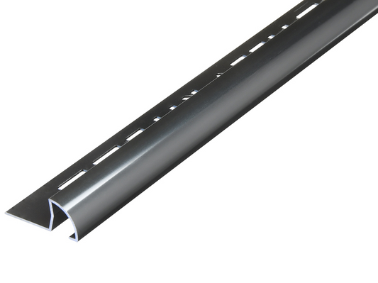 668 X 12MM ROUND EDGE BLACK NICKEL TRIM LENGTH 2.44M