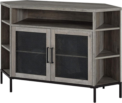 WALKER EDISON EDEN BRIDGE DESIGNS TV STAND, GREY WASH WAYFAIR RRP £450.
