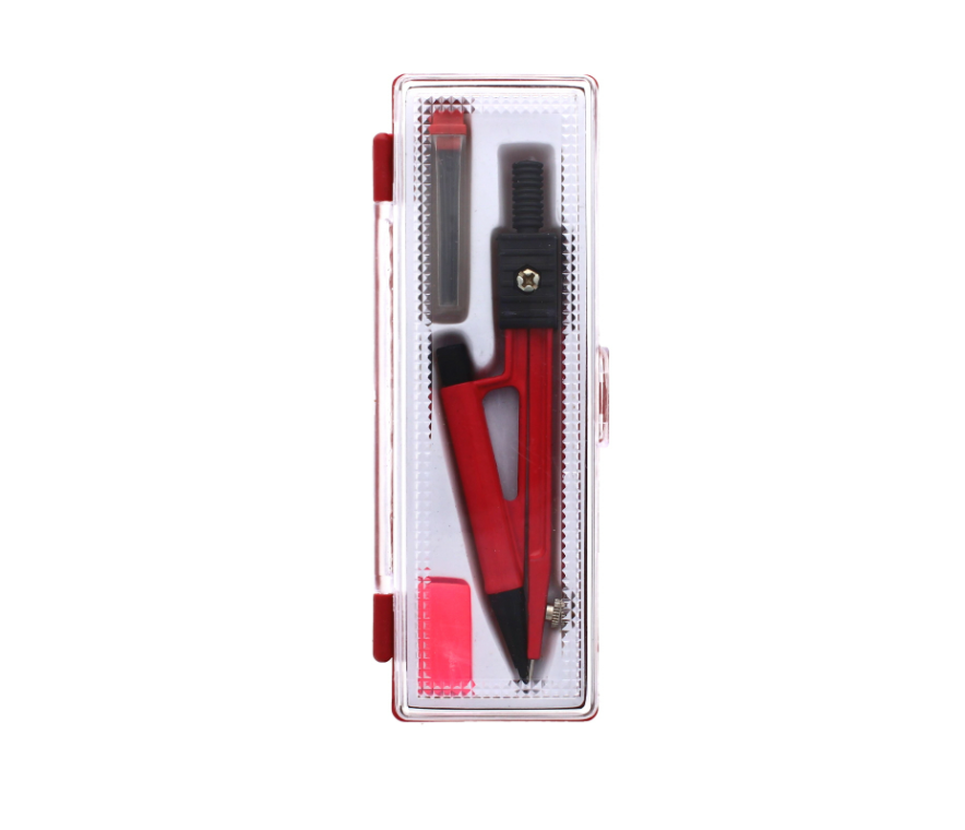 100 X 3PC GEOMETRY BOX-RED