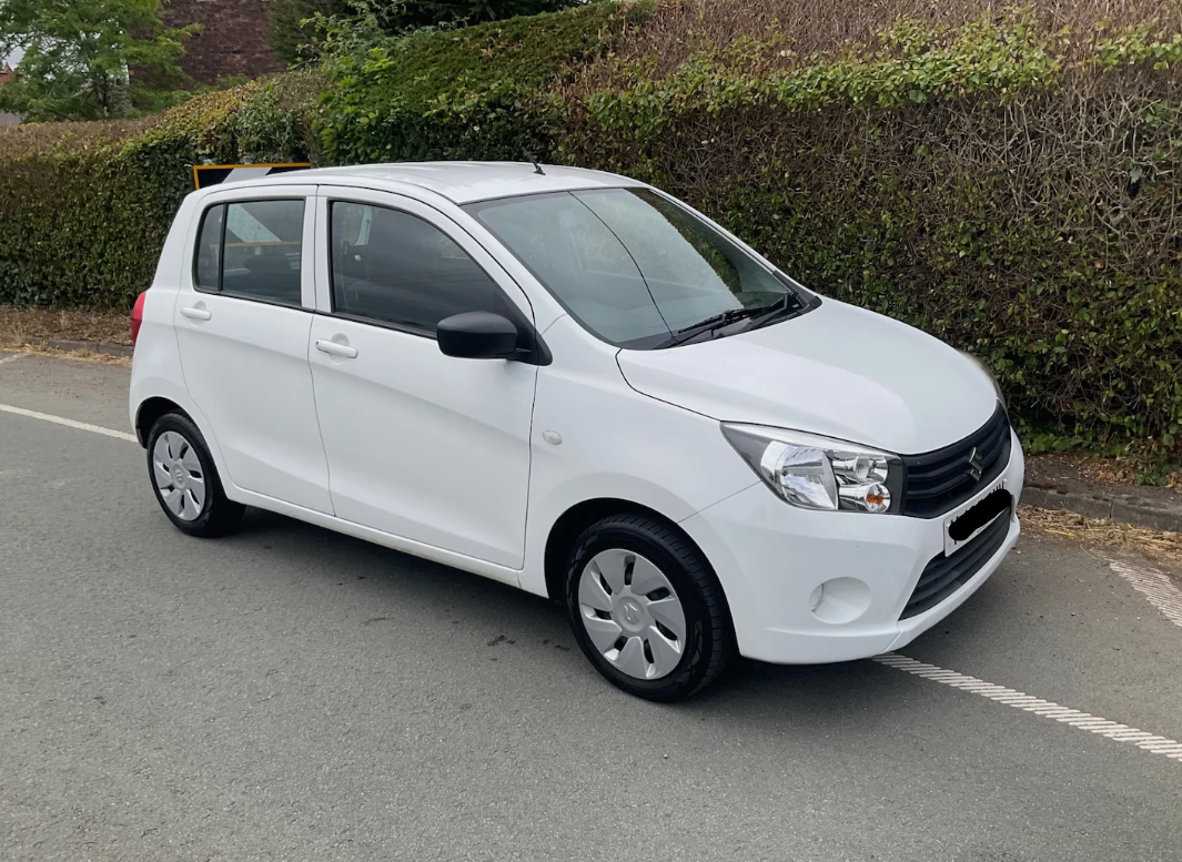 **(ONLY 64K MILEAGE)** 2016 SUZUKI CELERIO SZ2 1.0 PETROL MANUAL HATCHBACK IN WHITE