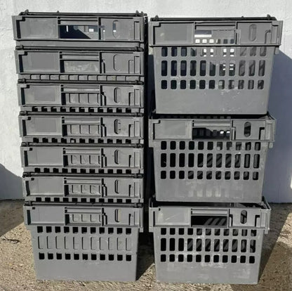 NO VAT - 5 X EXTRA DEEP BAIL ARM CRATES