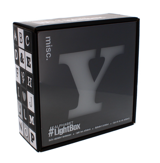 36 X ALPHABET LIGHT UP BOX Y