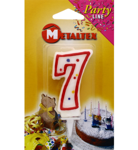 192 X BIRTHDAY CANDLE AGE 7TH
