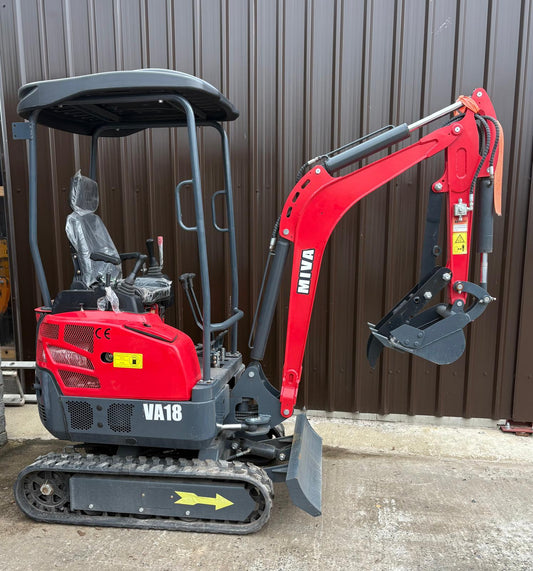 MIVA 1.8 TON MINI DIGGER . SWING BOOM . UNUSED