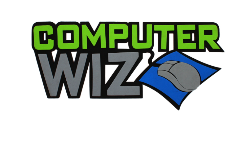72 X 3D 12" 'COMPUTER WIZ' FOAM SIGN