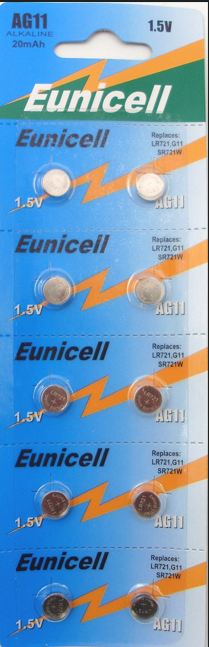 600 X EUNICELL-10PK AG11 1.5V BATTERY