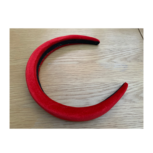 260 X ASSORTED COLOUR 2.5CM WIDE PADDED VELVET HEADBANDS - 2CM PADDING - RRP £2275