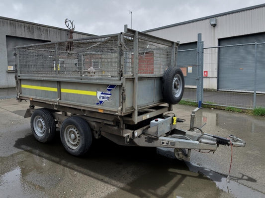 IFOR WILLIAMS TIPPER TRAILER TT85 8FT X 5FT >>--NO VAT ON HAMMER--<<