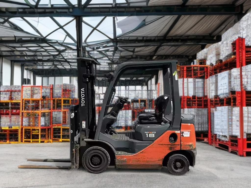 2021 TOYOTA 42-8FDF18 DIESEL FORKLIFT – 1800KG CAPACITY – 10,025 HOURS