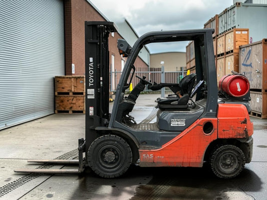 2019 TOYOTA 02-8FGF25 LP GAS FORKLIFT – 2500KG CAPACITY