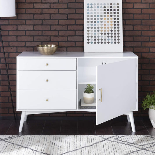 WAYFAIR LABARBERA TV STAND FOR TVS UP TO 58" 3 DRAWER STORAGE CABINET SIDEBOARD RRP £400