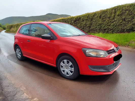 **(ONLY 115K MILEAGE)** 2010 VOLKSWAGEN POLO S 60 1.2 PETROL MANUAL RED HATCHBACK