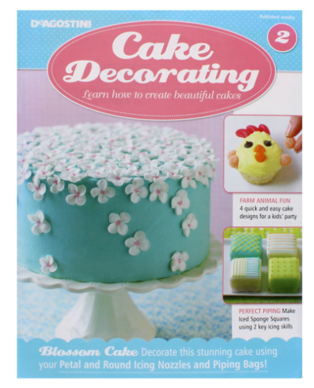 200 X DEAGOSTINI CAKE DECORATING MAGAZINES