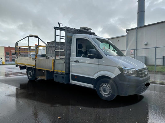 **(ONLY 99K MILEAGE)** 2022 VOLKSWAGEN CRAFTER 2.0 TDI 140 LWB TRAFFIC MANAGEMENT DROPSIDE