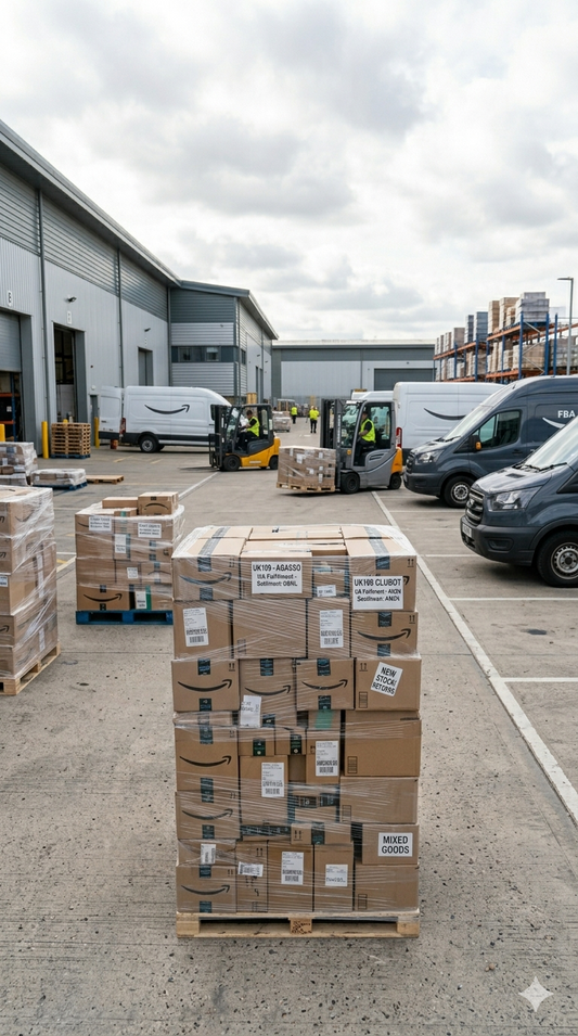 PALLET OF AMAZON MERCHANDISE MAINLY NEW STOCK MIXED WITH CUSTOMER RETURNS CHOSEN AT RANDOM