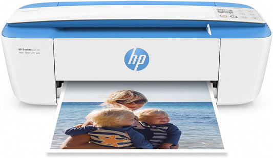 HP DESKJET 3720 ALL-IN-ONE WIRELESS INKJET PRINTER - BLUE & WHITE