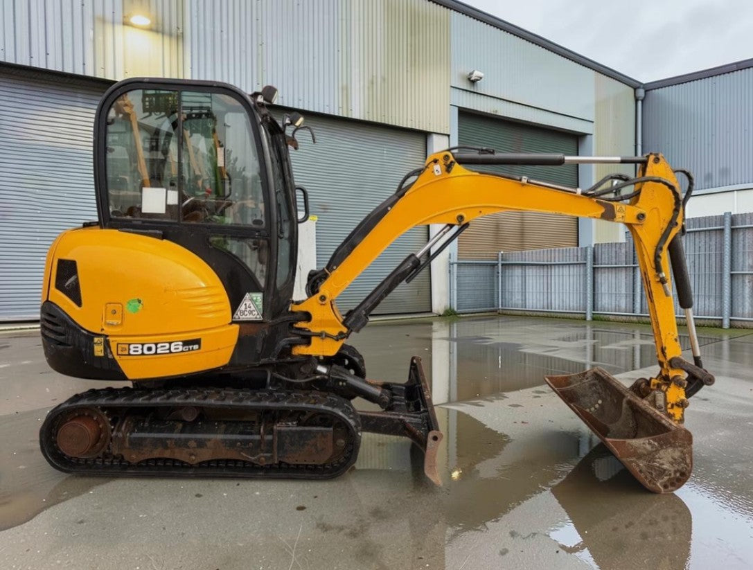 2021 JCB 8026 CTS 2.8T CAB MINI EXCAVATOR
