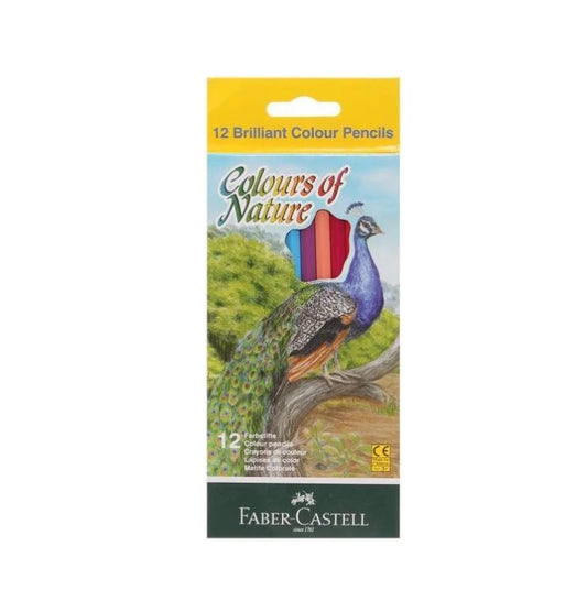 168 X NEW FABER CASTELL COLOUR PENCILS COLOURS OF NATURE 12