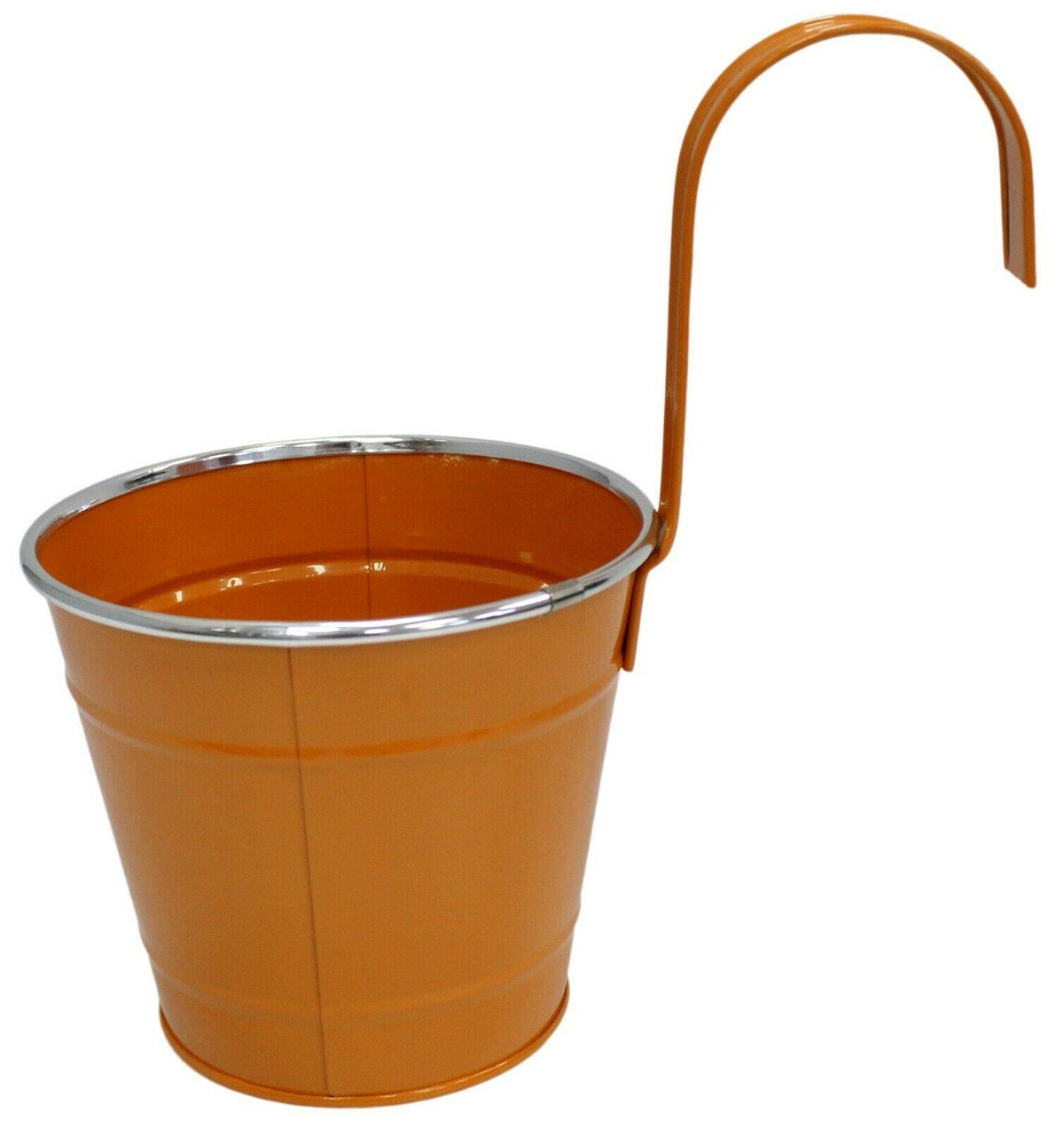 281 X NEW GER - 73239900 - HANGING FLOWER POT - 1.3 LITRE - ORANGE