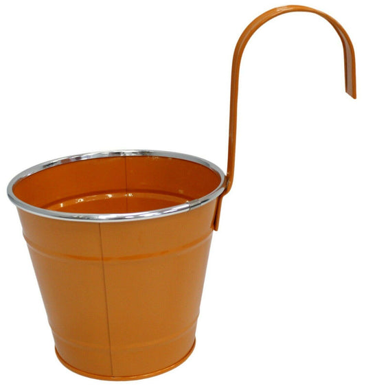 281 X NEW GER - 73239900 - HANGING FLOWER POT - 1.3 LITRE - ORANGE