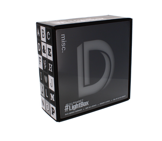120 X ALPHABET LIGHT UP BOX D