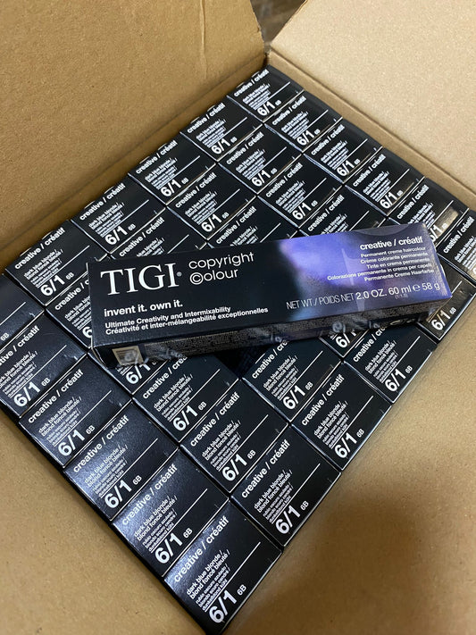 3456 X MIX OF SHADES OF TIGI HAIR DYE 60ML, NO EXPIRY - GREAT FOR RESALE