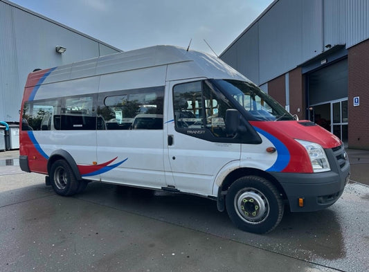 2010 FORD TRANSIT T350 115 BHP EXLWB EX HIGH ROOF JUMBO 17-SEAT MINIBUS (10 REG)
