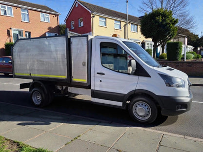 **(ONLY 119 K MILEAGE)** 2017 FORD TRANSIT 350 CHASSIS CAB DIESEL MANUAL 1995CC WHITE